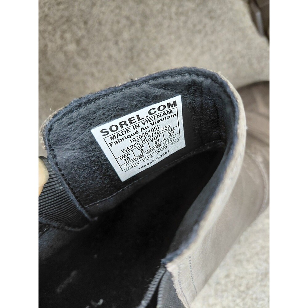 Sorel Taupe and Black Ankle Booties - Picture 16 of 16